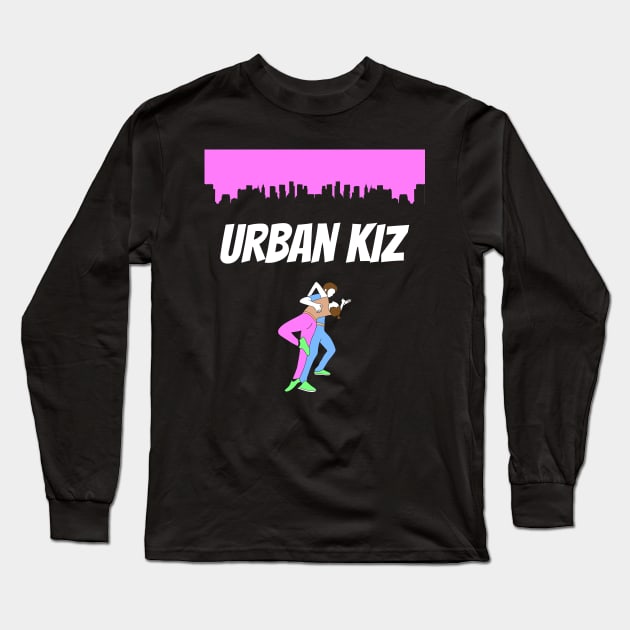 Urban Kiz mit Tanzpaar | Kizomba | Skyline Tarraxinha Long Sleeve T-Shirt by Primo Style